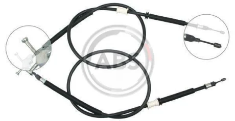 Трос ручного гальма зад. Astra/ Zafira 99-05 (барабан) A.B.S. K17282