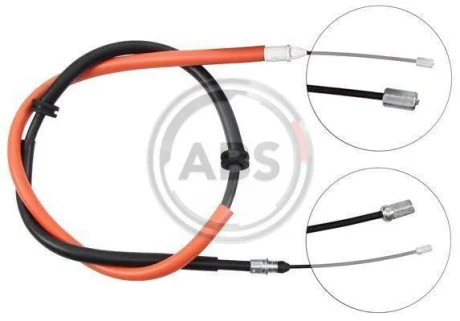 Трос ручного гальма зад. Kangoo 4x4 01- Л. (1525/1235) A.B.S. K17317