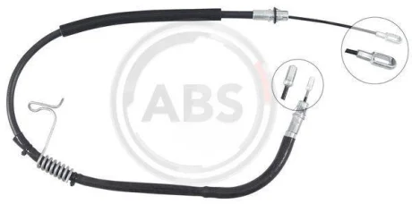 Трос ручника правий A.B.S. A.B.S. K17628