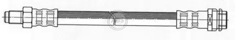 Шланг гальмівний (ABS) A.B.S. SL 5680