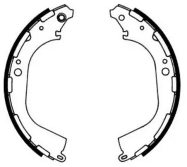 Гальмівна колодка ABE C01045ABE