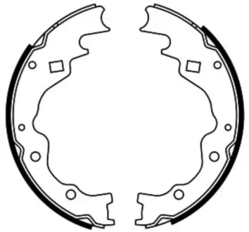 Гальмівна колодка ABE C03025ABE