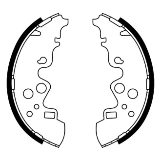 Гальмівна колодка MAZDA E 2.0/2.2D 05.85-12.03 ABE C03051ABE