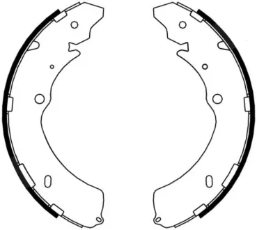 Гальмівна колодка ABE C09009ABE