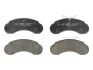 Комплект гальмівних колодок передн, MERCEDES G (W460), G (W463), MB (W631) 2.0/2.3/2.4D 02.80-02.96 ABE C1M000ABE (фото 1)