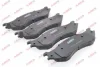 Комплект гальмівних колодок переднього., DODGE DURANGO, RAM 1500, RAM 2500 3.7-6.7D 06.01-12.10 ABE C1Y028ABE (фото 2)