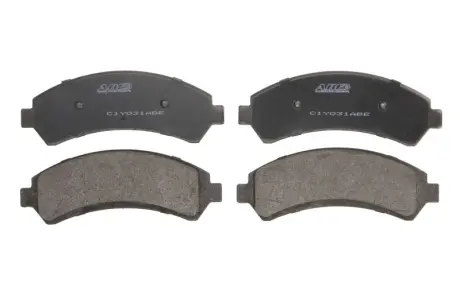 Комплект гальмівних колодок переднього., CHEVROLET BLAZER S10, S10 GMC JIMMY 2.2/4.3 01.94-09.05 ABE C1Y031ABE