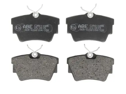 Комплект гальмівних колодок ABE C2R011ABE