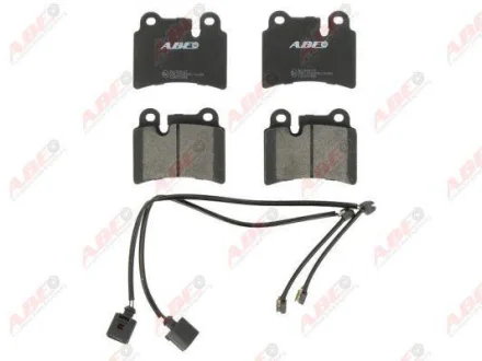 Комплект гальмівних колодок задн, VW TOUAREG 2.5D-6.0 10.02-05.10 ABE C2W031ABE