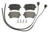 Комплект гальмівних колодок задн, AUDI A4 B6, A4 B7, A4 B8, A6 ALLROAD C6, A6 C5, A6 C6, A8 D3 BENTLEY CONTINENTAL VW PHAETON 2.0-6.0 12.97-07.18 ABE C2W040ABE (фото 1)