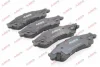 Комплект гальмівних колодок задній., CHEVROLET BLAZER, BLAZER S10, S10 GMC JIMMY 2.2/4.3/5.7 09.88-09.05 ABE C2Y015ABE (фото 2)