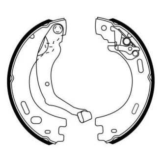Гальмівна колодка LAND ROVER DEFENDER, DISCOVERY III, DISCOVERY IV, RANGE ROVER SPORT I 2.2D-5.0 07.04-12.18 ABE CRI000ABE