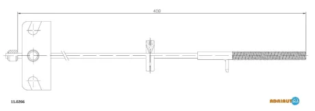 Трос ручного гальма ADRIAUTO 11.0266