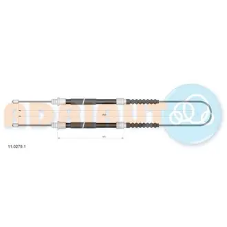 Трос гальмівний FIAT Ducato restyling drum brakeR01-/Boxer all drum brakeR02-/Jumper all dr ="" ADRIAUTO 1102791