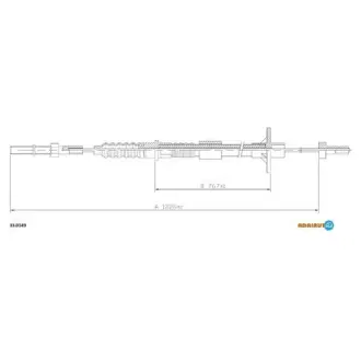 Трос зчеплення OPEL Omega 1.8-2.0 87-93 ="" ADRIAUTO 330149