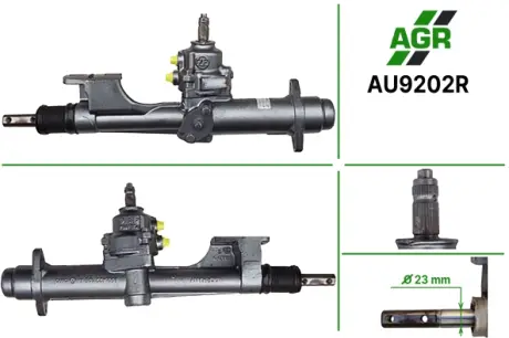 Рульова рейка з ГПК, відновлена, AUDI 80 06.86-10.91;AUDI 80 09.91-12.94 AGR AU9202R