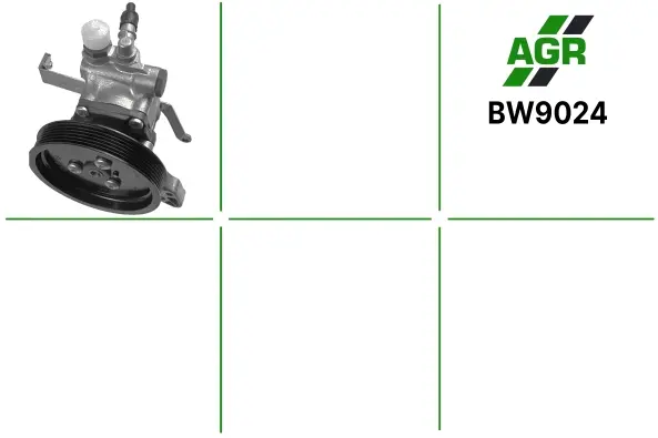 Насос ГПК з механічним приводом, новий, BMW 5 (E60) 07-10,BMW 5 (E61) 07-,BMW 6 (E63) 07- AGR BW9024 (фото 1)