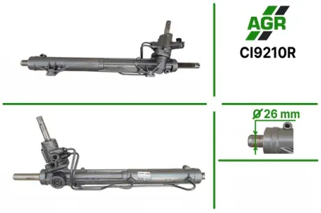 Рульова рейка з ГПК, відновлена, CITROEN C5 2001-2004 AGR CI9210R