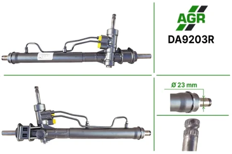 Рульова рейка з ГПК, відновлена, CHEVROLET MATIZ (M200, M250) 05-;DAEWOO MATIZ (KLYA) 98- AGR DA9203R