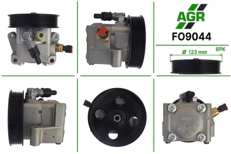 Насос ГПК з механічним приводом, новий, FORD C-MAX 07-,FOCUS C-MAX 03-07,FOCUS II (DA_) 04-,VOLVO C3 AGR FO9044