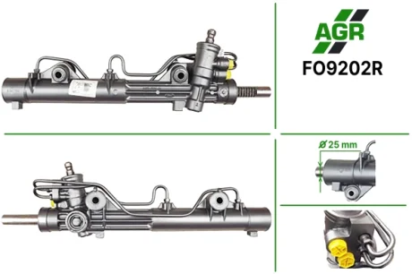Рульова рейка з ГПК, відновлена, FORD Courier 1989-1995,FORD Fiesta 1989-1996,FORD KA 1996-2008 AGR FO9202R