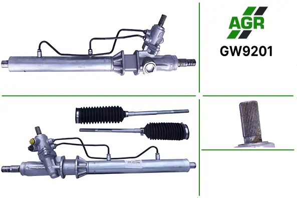 Рульова рейка з ГПК, нова, OPEL FRONTERA B 1998-2002;GREAT WALL HOVER 2005-2008 AGR GW9201 (фото 1)