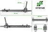 Рульова рейка без ПК, відновлена, HYUNDAI SANTA FE III (DM) 12-;KIA SORENTO II (XM) 09- AGR HY9114R (фото 1)
