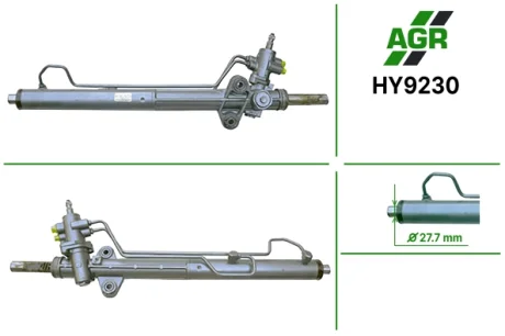 Рульова рейка з ГПК, нова, HYUNDAI H-1 / STAREX 04-07 AGR HY9230
