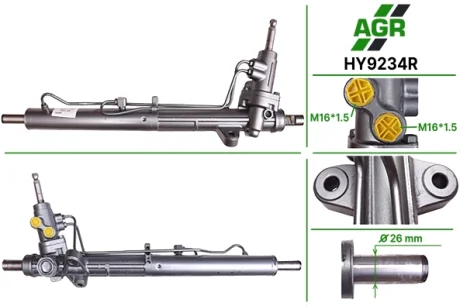 Рульова рейка з ГПК, відновлена, HYUNDAI SONATA 2010-,HYUNDAI AZERA 2011-,KIA CADENZA,KIA OPTIMA AGR HY9234R