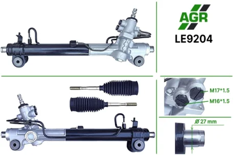 Рульова рейка з ГПК, нова, LEXUS RX 03-07,TOYOTA HIGHLANDER 03-07 AGR LE9204