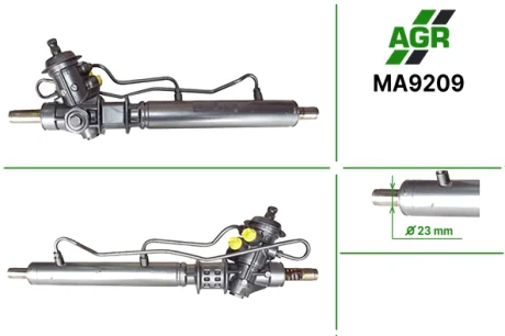 Рульова рейка з ГПК, нова, MAZDA 323 C IV (BG) 89-94,323 F IV (BG) 89-94,323 S IV (BG) 89-94 AGR MA9209
