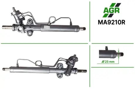Рульова рейка з ГПК, відновлена, MAZDA 626 GF 97-02 AGR MA9210R