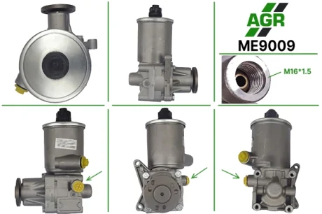 Насос ГПК з механічним приводом, новий, MERCEDES Sprinter W904 1995-1998 Металлический бачок, больши AGR ME9009