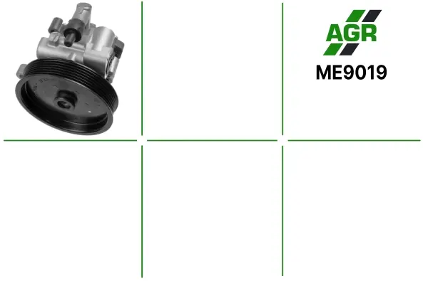 Насос ГПК з механічним приводом, новий, MERCEDES-BENZ C CLASS 07-,C CLASS T-Model 07-,C-CLASS 11-,E- AGR ME9019 (фото 1)
