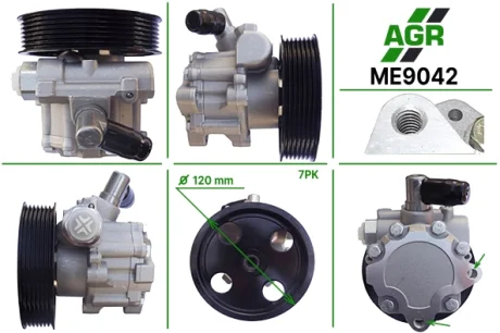 Насос ГПК з механічним приводом, новий, MERCEDES-BENZ CLK 05-09,CLK 05-10,GL-CLASS 06-09,M-CLASS 05 AGR ME9042