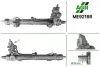 Рульова рейка з ГПК, відновлена, MERCEDES C W 203 4*4 2000-2007 AGR ME9216R (фото 1)