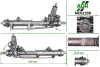Рульова рейка з ГПК, відновлена, MERCEDES-BENZ C-CLASS (W204) 07-,C-CLASS T-Model (S204) 07- AGR ME9226R (фото 1)