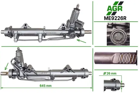 Рульова рейка з ГПК, відновлена, MERCEDES-BENZ C-CLASS (W204) 07-,C-CLASS T-Model (S204) 07- AGR ME9226R
