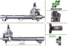 Рульова рейка з ГПК, відновлена, MERCEDES-BENZ C-CLASS (W204) 07-,C-CLASS T-Model (S204) 07- 4-ma AGR ME9232R (фото 1)