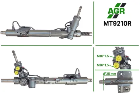 Рульова рейка з ГПК, відновлена, CITROEN C-CROSSER (EP_) 07-;MITSUBISHI OUTLANDER II (CW_W) 07- AGR MT9210R