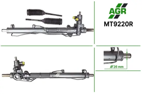 Рульова рейка з ГПК, відновлена, MITSUBISHI GALANT 96-00 AGR MT9220R