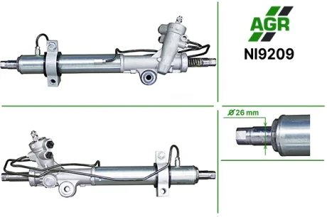 Рульова рейка з ГПК, нова, NISSAN MURANO (Z50) 2003-2008 AGR NI9209