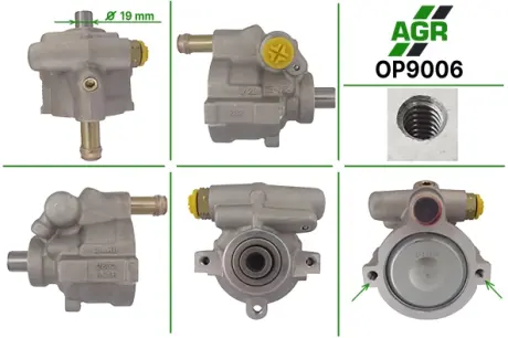 Насос ГПК з механічним приводом, новий, NISSAN Interstar 2002-,NISSAN Interstar 2002-2009,NISSAN Pri AGR OP9006