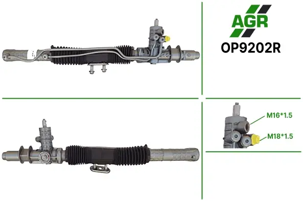 Рульова рейка з ГПК, відновлена, OPEL KADETT 85-93,OPEL VECTRA A 89-95, SAAB 9.3 98-03, SAAB 9000 AGR OP9202R (фото 1)