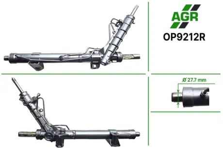 Рульова рейка з ГПК, відновлена, NISSAN Primastar 2002-,OPEL Vivaro 2001-,RENAULT Trafic 2001- AGR OP9212R