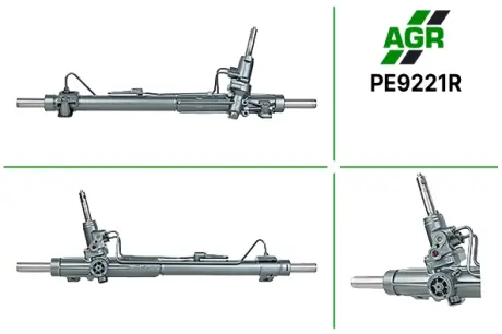 Рульова рейка з ГПК, відновлена, PEUGEOT 407 2004- 2.75 оборота AGR PE9221R