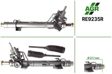 Рульова рейка з ГПК, відновлена, RENAULT LAGUNA 01-07 AGR RE9235R