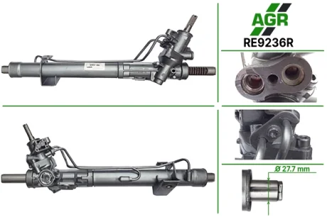 Рульова рейка з ГПК, відновлена, RENAULT LAGUNA 01-07 AGR RE9236R