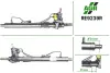 Рульова рейка з ГПК, відновлена, RENAULT Megane 1996-2003 SMI-KOYO AGR RE9239R (фото 1)