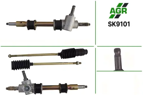 Рульова рейка без ПК, нова, SKODA FAVORIT 88-95, SKODA FELICIA 95-01 AGR SK9101